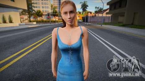 Fille en robe de style KR pour GTA San Andreas