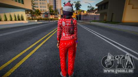 Nagisa - Christmas Winter Wonder Pijama v2 pour GTA San Andreas