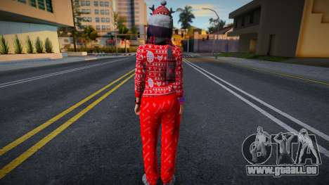 Nagisa - Christmas Winter Wonder Pijama v1 pour GTA San Andreas
