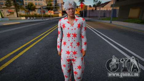 Männerhaut im Pyjama für GTA San Andreas