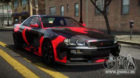 Nissan Skyline R34 R-Sport S3 pour GTA 4