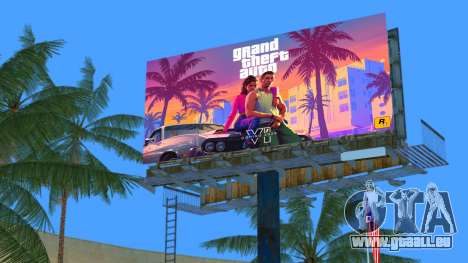 Billboard GTA 6 (GTA VI) pour GTA Vice City