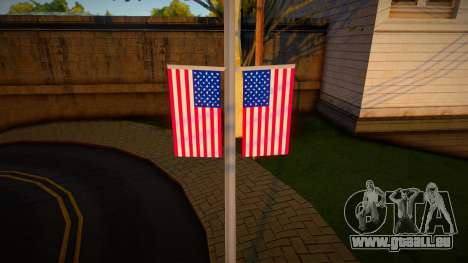 USA Flags Replace in Queens für GTA San Andreas