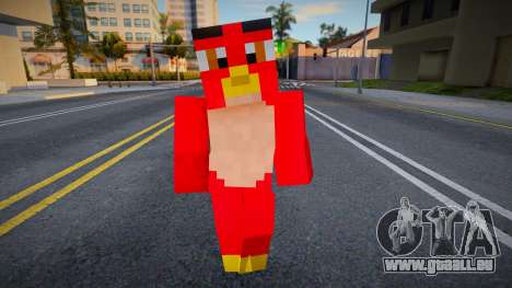 Red Bird (The Angry Birds Movie) Minecraft pour GTA San Andreas