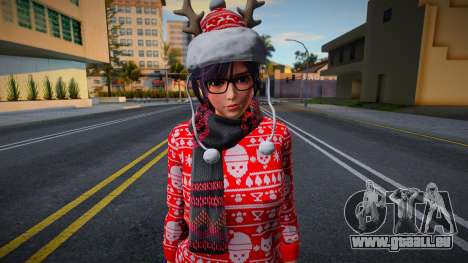 Nagisa - Christmas Winter Wonder Pijama v2 für GTA San Andreas