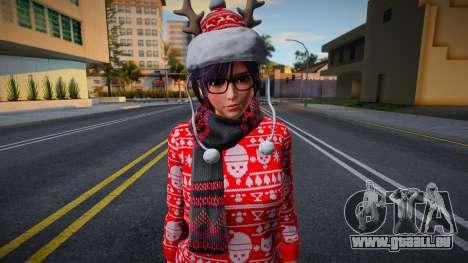 Nagisa - Christmas Winter Wonder Pijama v2 pour GTA San Andreas