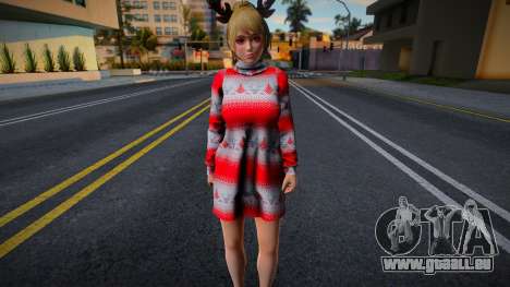 DOAXVV Yukino - Christmas Sweater Dress v1 pour GTA San Andreas