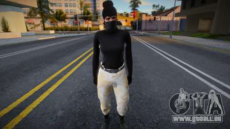 SKIN DE GUERRILHA FEMININA für GTA San Andreas