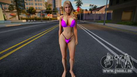 Tina big breasts in a swimsuit für GTA San Andreas