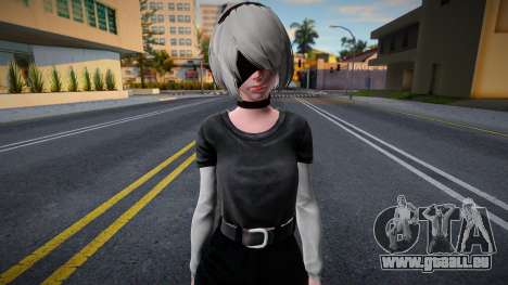 2b Jeans Shirt Casual pour GTA San Andreas