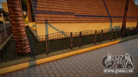 Clôture métallique HD 3D pour GTA San Andreas