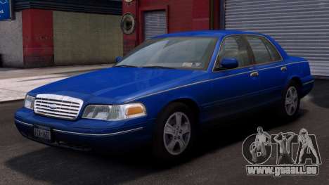 Ford Crown Victoria LX 1999 [Blue] für GTA 4