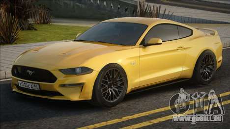Ford Mustang GT [Yellow car] pour GTA San Andreas