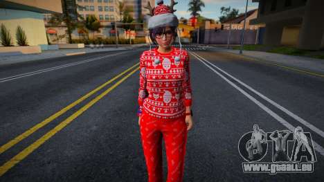 Nagisa - Christmas Winter Wonder Pijama v3 pour GTA San Andreas