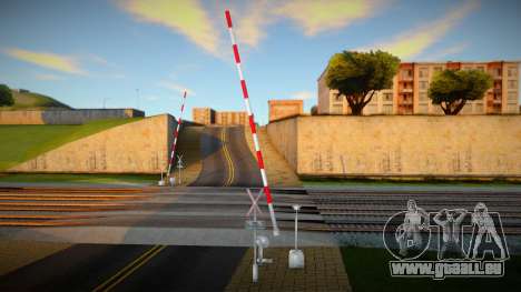 One Tracks old barrier and with bell and lights pour GTA San Andreas