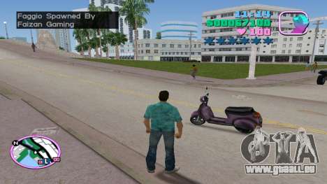 Spawn Faggio Fahrrad für GTA Vice City