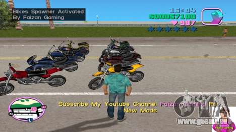 Alle Motorräder spawnen für GTA Vice City