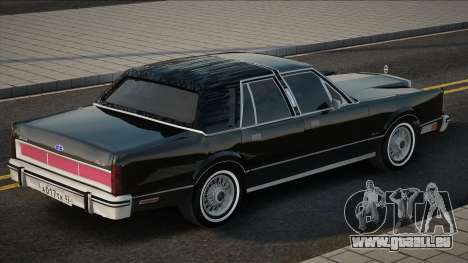 Lincoln Town Car 1986 Black pour GTA San Andreas