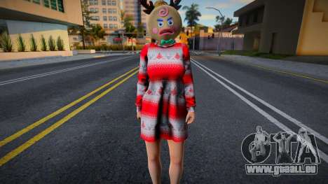 DOAXVV Yukino - Christmas Sweater Dress v2 pour GTA San Andreas