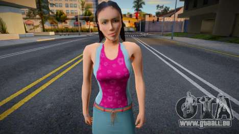 Fille asiatique dans le style KR pour GTA San Andreas