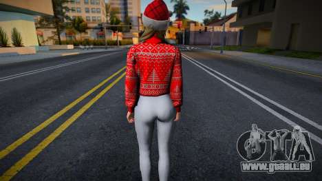 Monica - Christmas Sweater Knitted Leggings v1 für GTA San Andreas