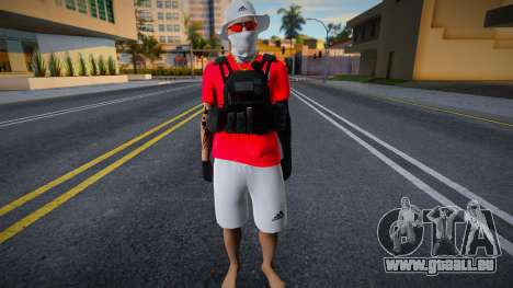 FAZENDO SKIN PVP L4DRA0 pour GTA San Andreas