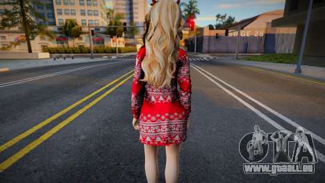 Aerith Gainsborough - Chrismas Sweater Dress v1 pour GTA San Andreas