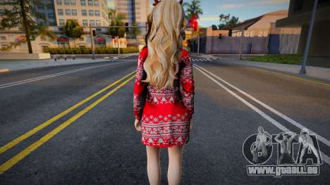 Aerith Gainsborough - Chrismas Sweater Dress v1 für GTA San Andreas