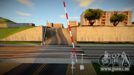 Two Tracks old barrier and with bell für GTA San Andreas