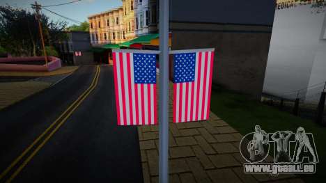 USA Flags Replace in Queens für GTA San Andreas