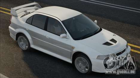 Mitsubishi Lancer Evolution lX White pour GTA San Andreas