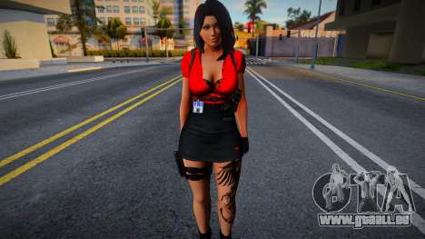 Skin Girl FBI v2 pour GTA San Andreas