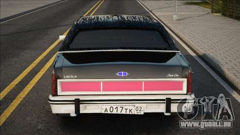 Lincoln Town Car 1986 Black pour GTA San Andreas