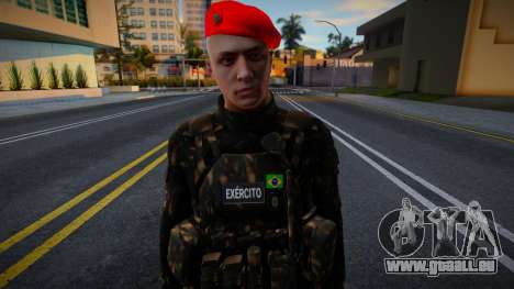 Guy Militaire Brésil 1 pour GTA San Andreas