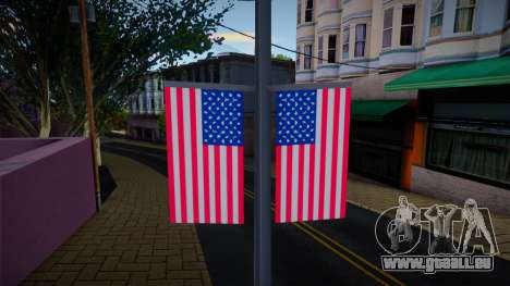 USA Flags Replace in Queens für GTA San Andreas