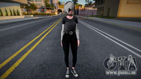 2b Jeans Shirt Casual pour GTA San Andreas