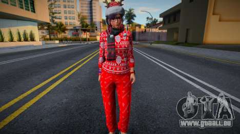 Nagisa - Christmas Winter Wonder Pijama v2 für GTA San Andreas