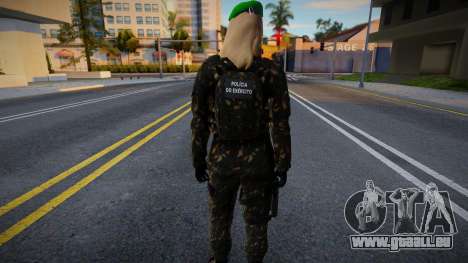 Fille Militaire Brésil v1 pour GTA San Andreas