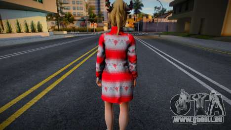 DOAXVV Yukino - Christmas Sweater Dress v1 pour GTA San Andreas