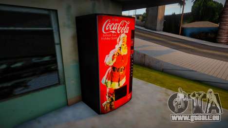 Christmas Santa Coca Cola Vending Machine für GTA San Andreas