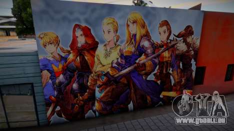 Final Fantasy Tactics Mural für GTA San Andreas