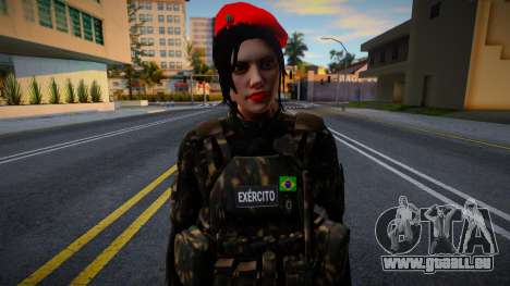 Mädchen Militär Brasilien v2 für GTA San Andreas