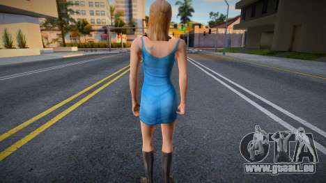 Mädchen im Kleid im KR-Stil für GTA San Andreas