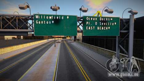 HD-Verkehrsschild für GTA San Andreas