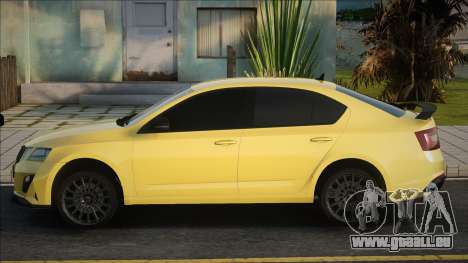 Skoda Octavia RS [Yellow] pour GTA San Andreas