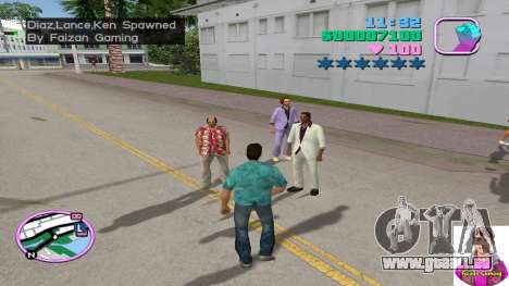 Spawne Diaz, Lance, Ken als Leibwächter für GTA Vice City