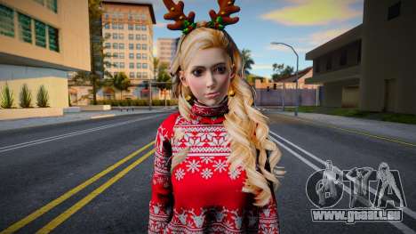 Aerith Gainsborough - Chrismas Sweater Dress v2 pour GTA San Andreas