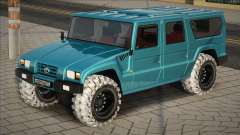 Toyota Mega Cruiser [Blue] für GTA San Andreas