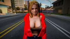 Tina Armstrong - Skinny Slip Puffer Jacket Happy für GTA San Andreas