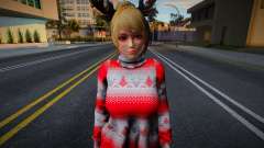 DOAXVV Yukino - Christmas Sweater Dress v1 für GTA San Andreas